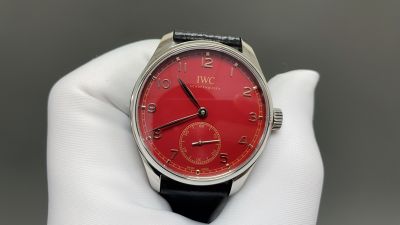 GR Factory IWC Portugieser automatic 40.4mm Waterproof 50m 82200 Movement Small Seconds Red/Green Dial Watches